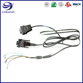 D - SUB 母形插座連接器 LIYY 0.25mm2 線束